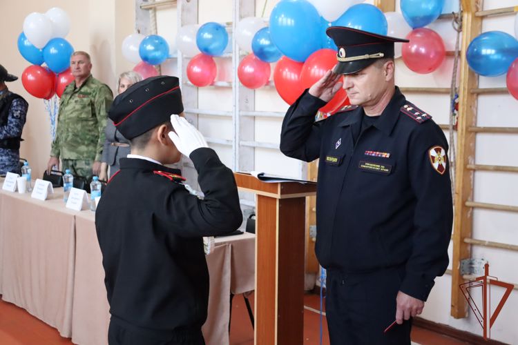   Новый кадетский класс Росгвардии открыт в Хабаровском крае (видео)