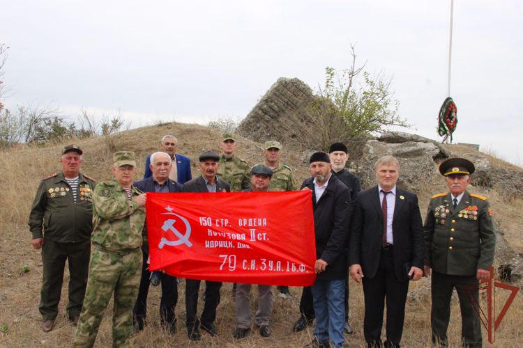 В Грозном росгвардейцы приняли участие в мероприятии, посвященном годовщине победы в Битве за Кавказ