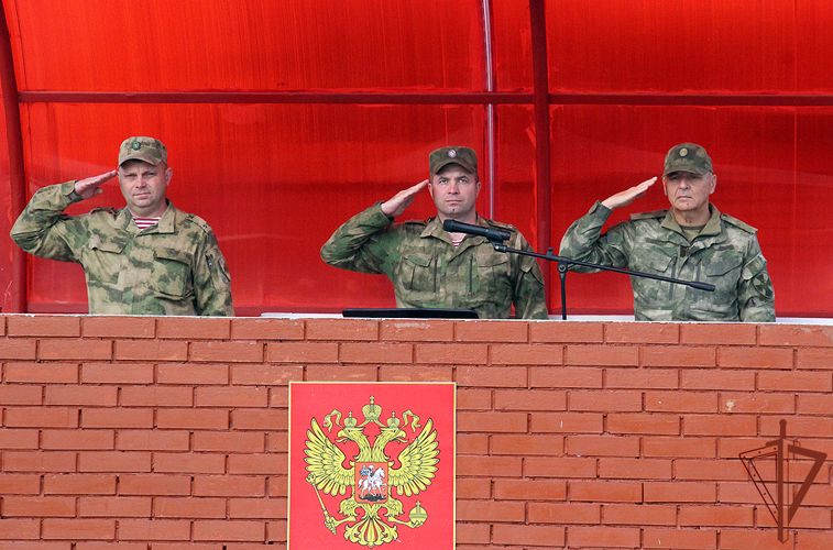 Ханкалинский батальон грозненского соединения Росгвардии отметил годовщину образования
