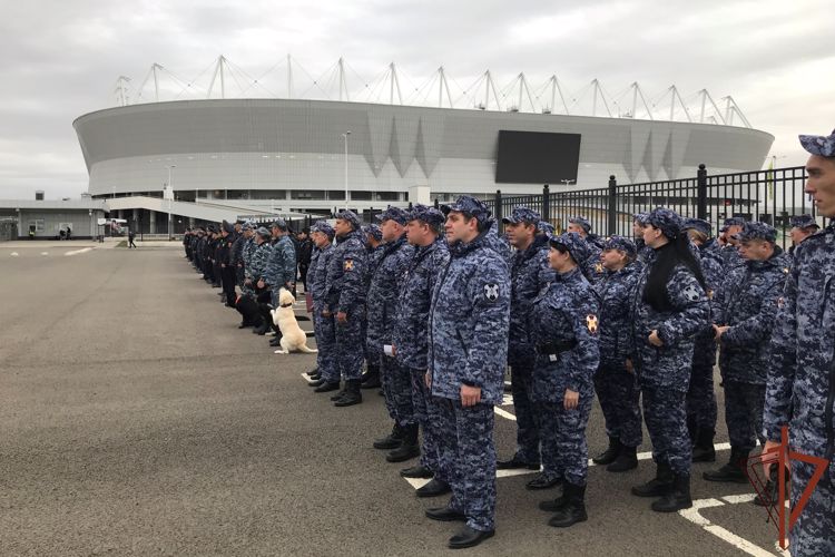 Росгвардия обеспечила правопорядок матча РПЛ в Ростове-на-Дону
