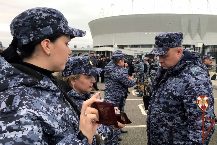 Росгвардия обеспечила безопасность матча РПЛ в Ростове-на-Дону