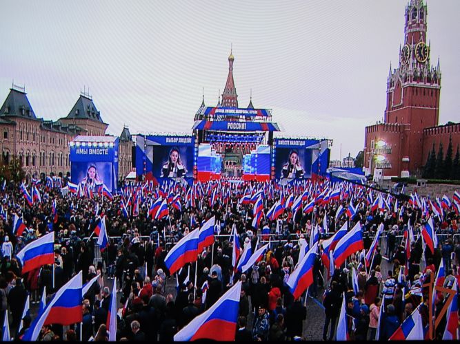 Академический ансамбль песни и пляски Росгвардии принял участие в митинге-концерте на Красной площади 