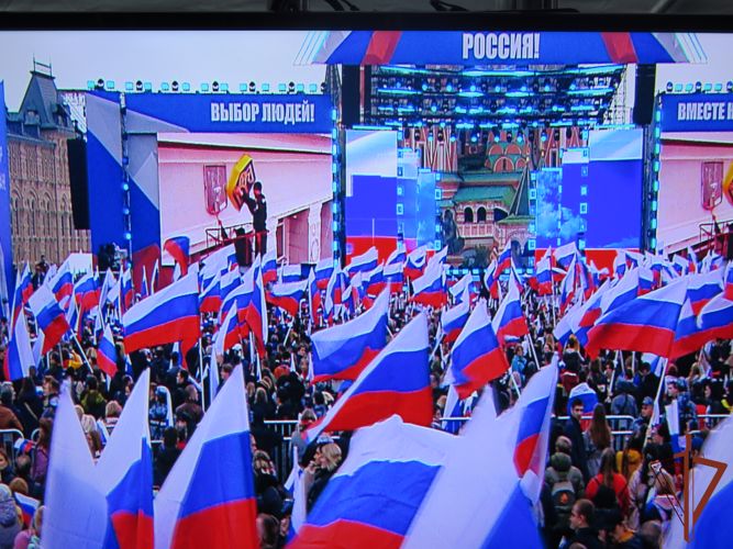 Академический ансамбль песни и пляски Росгвардии принял участие в митинге-концерте на Красной площади 