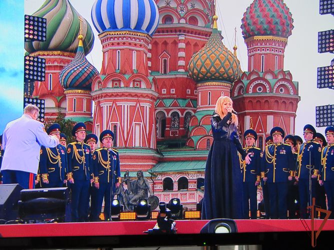Академический ансамбль песни и пляски Росгвардии принял участие в митинге-концерте на Красной площади 