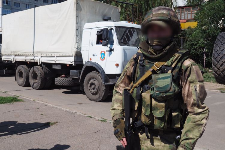 Росгвардия помогает жителям Херсонской области