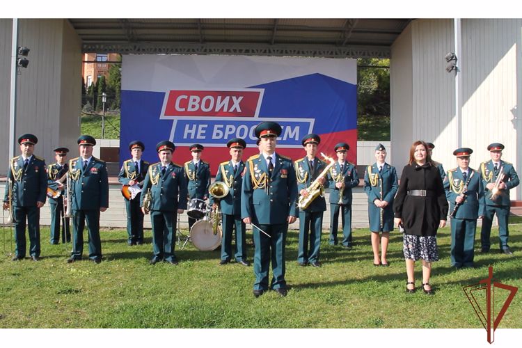 Росгвардейцы Центрального округа присоединились к Всероссийскому марафону Росгвардии «Мы вместе. С любовью из дома»
