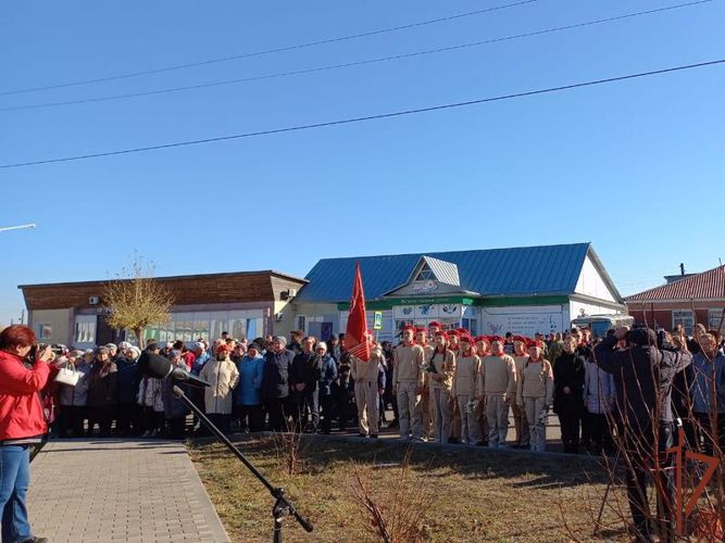Увековечена память погибшего росгвардейца в Алтайском крае