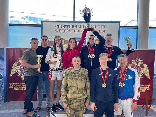 В чемпионате Росгвардии по плаванию победила команда Приволжского округа 