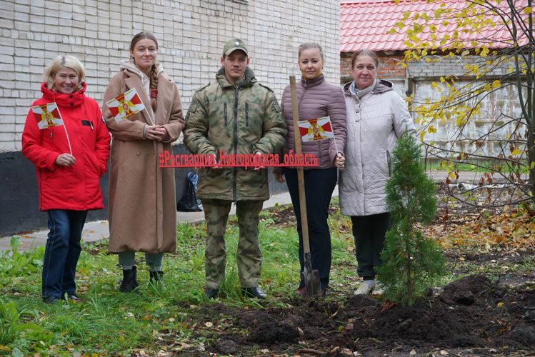 В Великом Новгороде  росгвардейцы присоединились к  акции «Дерево Сталинграда»