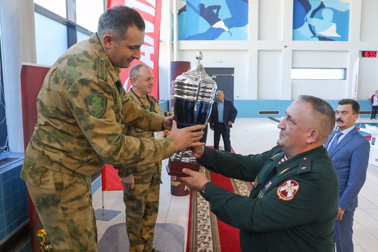 В Росгвардии подвели итоги чемпионата по плаванию