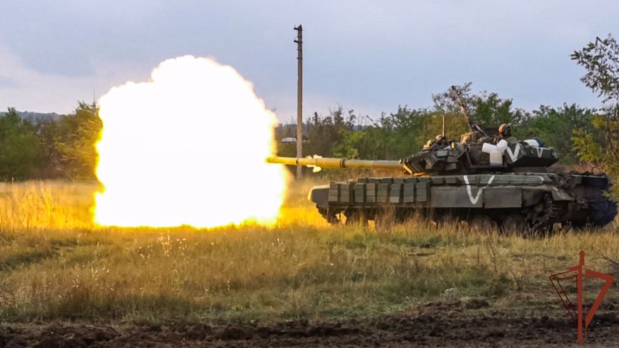 Спецназовцы Росгвардии поставили в боевой строй трофейный танк