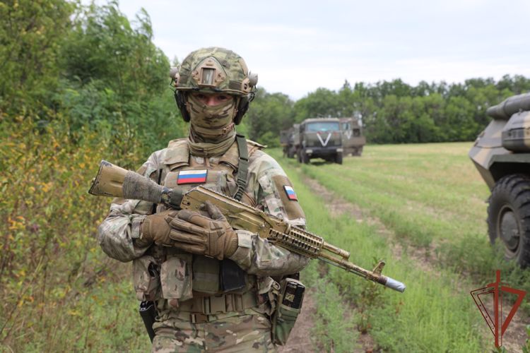 В ЛНР росгвардейцы выполнили задачи по ликвидации техники и живой силы противника
