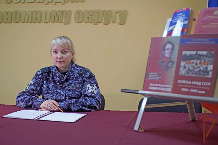 В Нарьян-Маре военнослужащая Росгвардии рассказала о подвиге бойцов НКВД в Сталинградской битве
