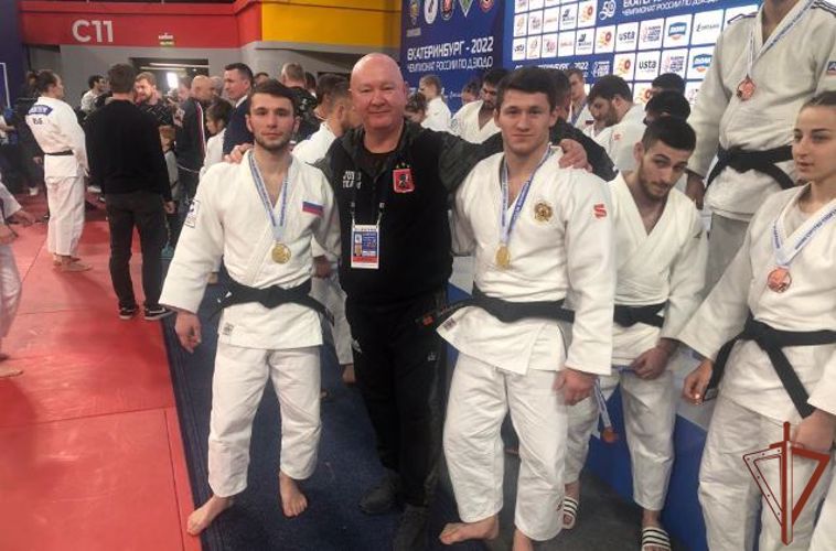 Росгвардейцы стали призерами чемпионата России по дзюдо