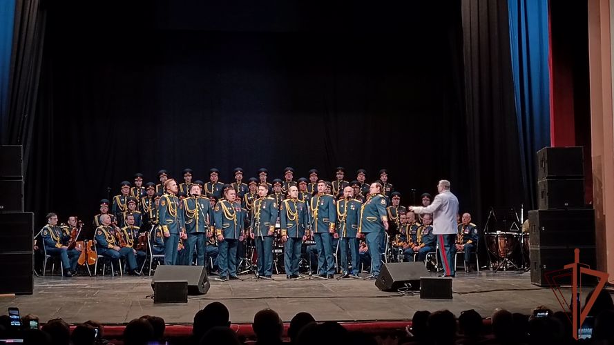 Большой концерт Академического ансамбля песни и пляски войск национальной гвардии Российской Федерации состоялся во Владикавказе