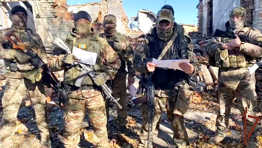 Видеоблагодарность калмыцким школьникам записали бойцы одного из спецподразделений Росгвардии (видео)