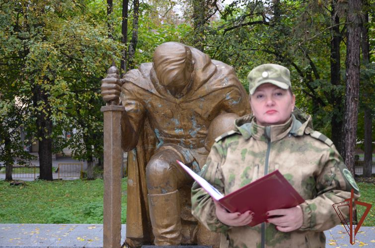 К акции «Читаем Сараева» присоединились росгвардейцы из Кабардино-Балкарии 