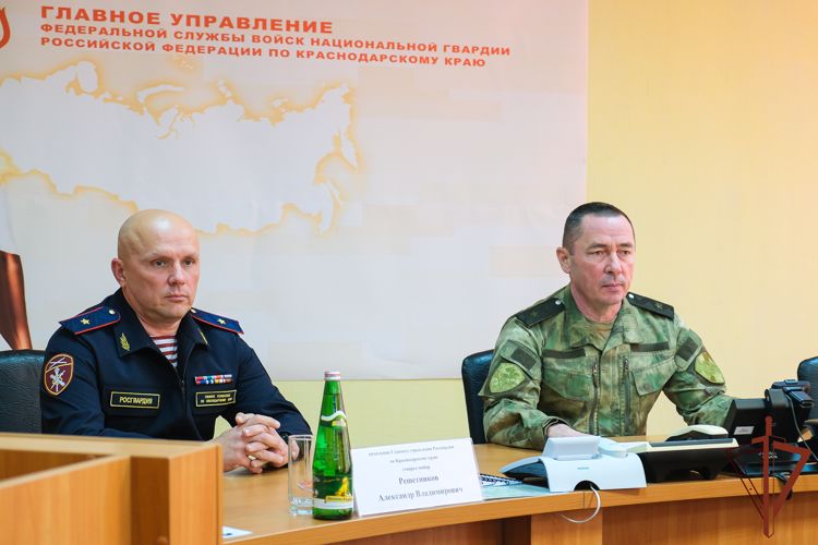 Личному составу Управления Росгвардии по Краснодарскому краю представлен новый руководитель