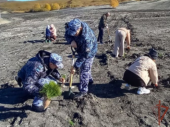  Во всероссийском экологическом проекте на Ставрополье приняли участие сотрудники Росгвардии  