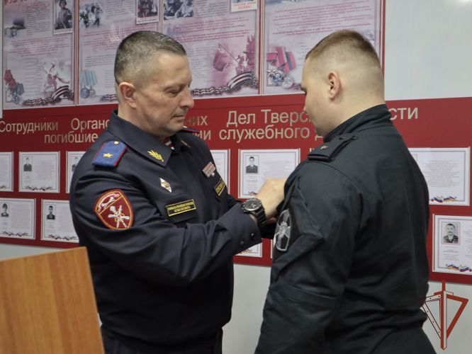 В Липецке и Твери росгвардейцам вручили государственные награды