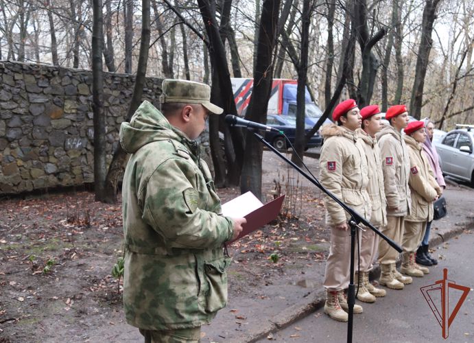 В Республике Башкортостан увековечили память погибшего росгвардейца 