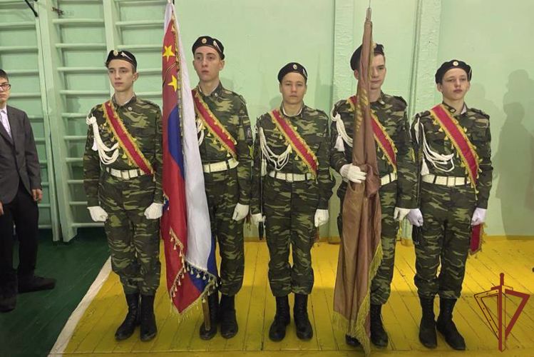 Кадетскому классу присвоили имя погибшего росгвардейца