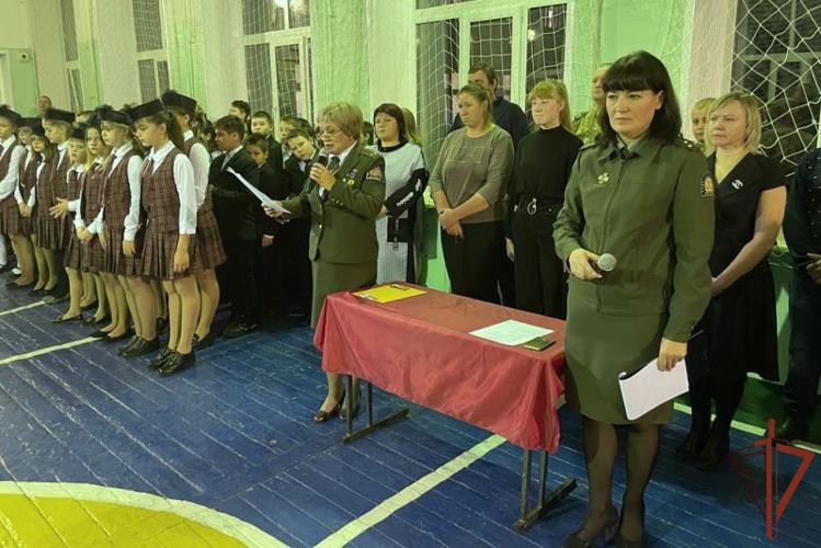 Кадетскому классу присвоили имя погибшего росгвардейца