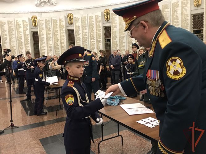 Воспитанники МПКУ им. М.А. Шолохова Росгвардии дали торжественную клятву кадета в Музее Победы