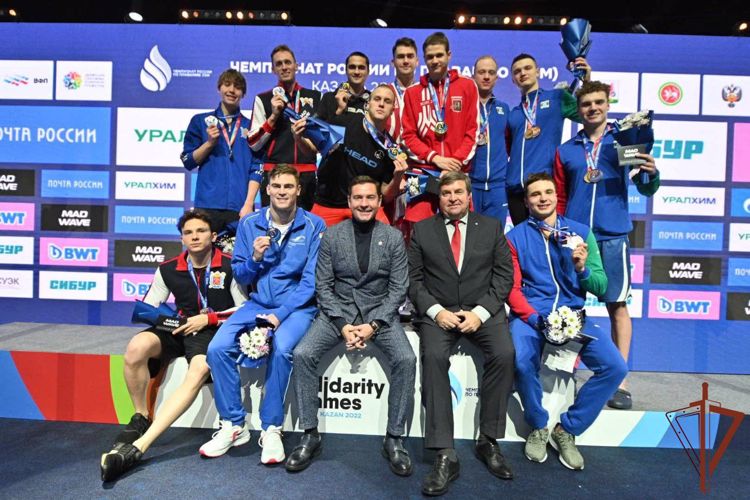 Ещё два «золота» чемпионата России по плаванию завоевано спортсменами из Росгвардии