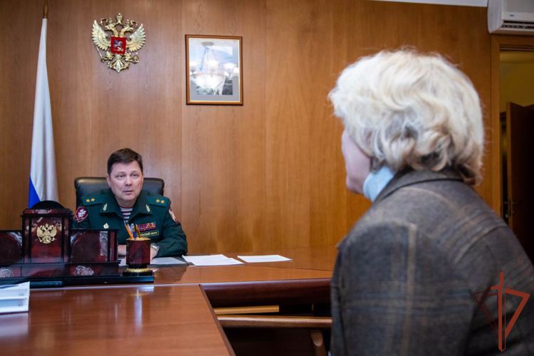 Врио командующего Уральским округом Росгвардии провел личный прием граждан