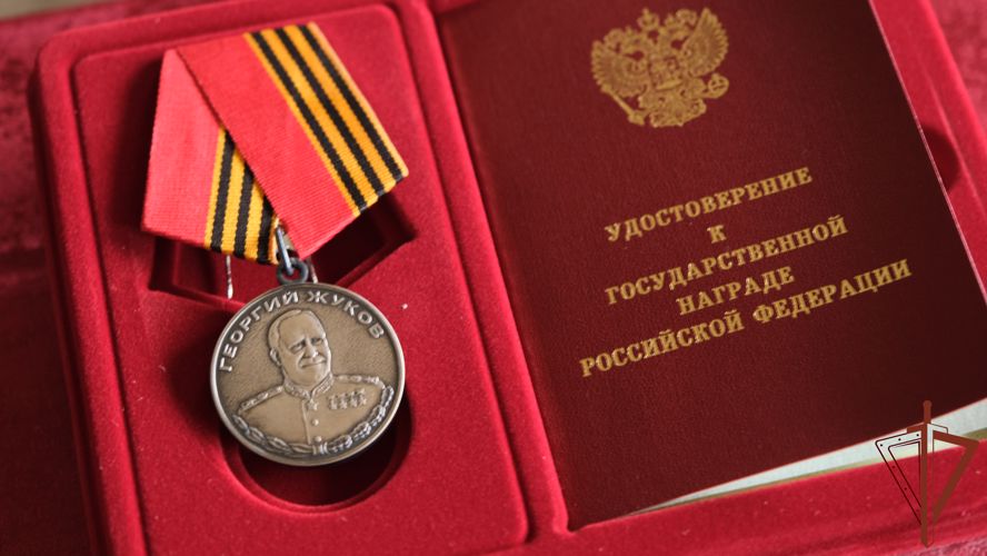 Росгвардейцам, выполняющим задачи в Луганской Народной Республике, вручили госнаграды  