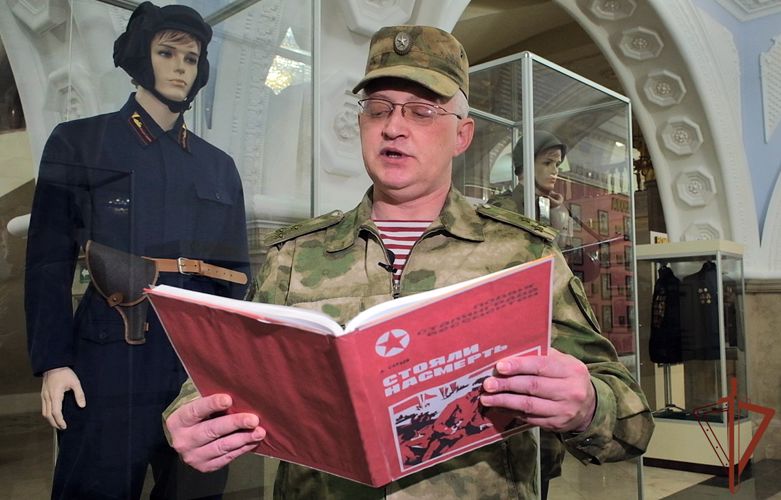 В ОГВ(с) продолжается ведомственная акция «Читаем Сараева» (видео)
