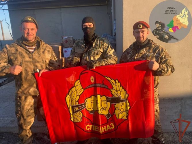 Ветераны спецназа Росгвардии собрали и доставили гуманитарную помощь мирным жителям Донбасса