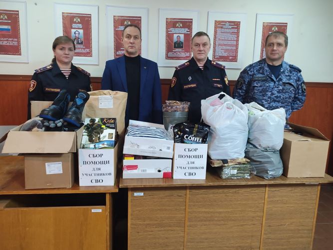 Росгвардейцы из Ленинградской области оказали поддержку землякам, участвующим в специальной военной операции
