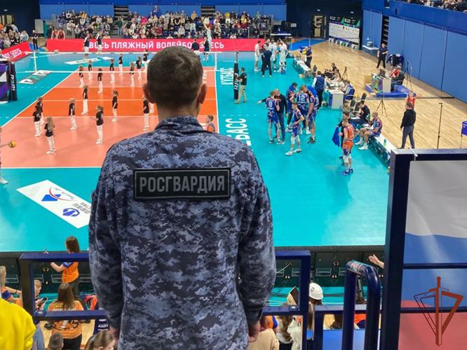 Сотрудники Росгвардии в Кемерове обеспечили безопасность чемпионата России по волейболу
