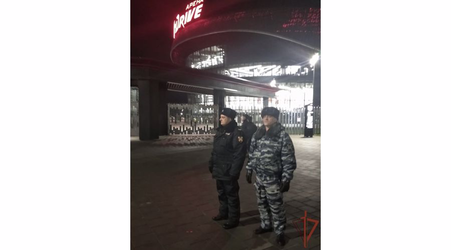  Безопасность хоккейных матчей в Сибири обеспечили сотрудники Росгвардии