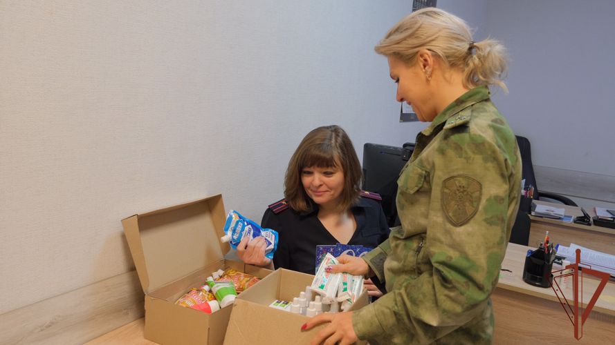 Калининградские школьники передали новогодние поздравления участвующим в СВО росгвардейцам
