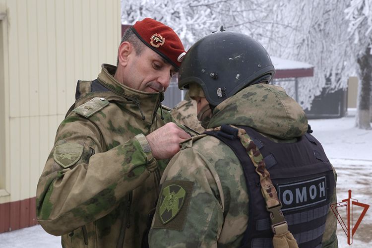 В учебном центре Росгвардии состоялось вручение государственных наград