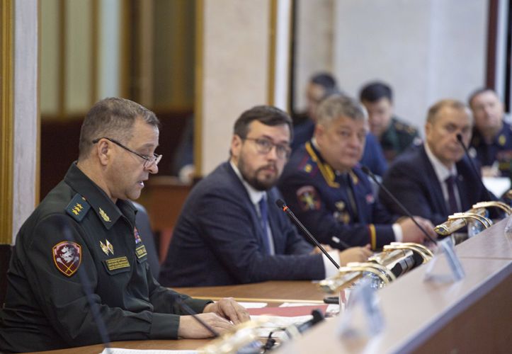 В Центральном округе Росгвардии состоялось заседание военного совета с участием начальника Главного штаба войск национальной гвардии