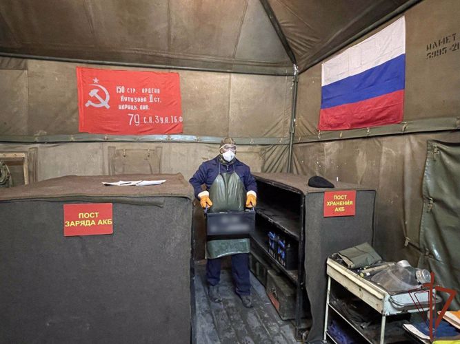 Росгвардия показала кадры работы ремонтно-восстановительных подразделений в зоне СВО (видео)