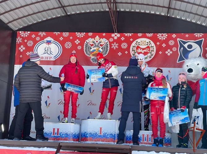 Призёрами II этапа Кубка России по лыжным гонкам стали спортсменки из Росгвардии