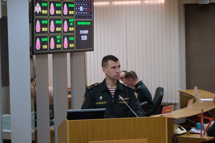Врио командующего Уральским округом Росгвардии провел заседание оперативного штаба