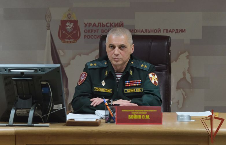 Итоговый военный совет состоялся в Уральском округе Росгвардии