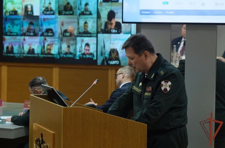 Итоговый военный совет состоялся в Уральском округе Росгвардии