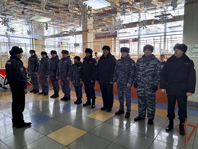 Безопасность волейбольного матча чемпионата России  обеспечили росгвардейцы в Кузбассе   