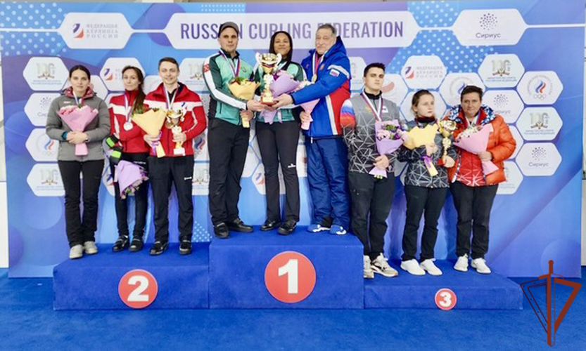 Призером чемпионата России по кёрлингу стала спортсменка из Росгвардии