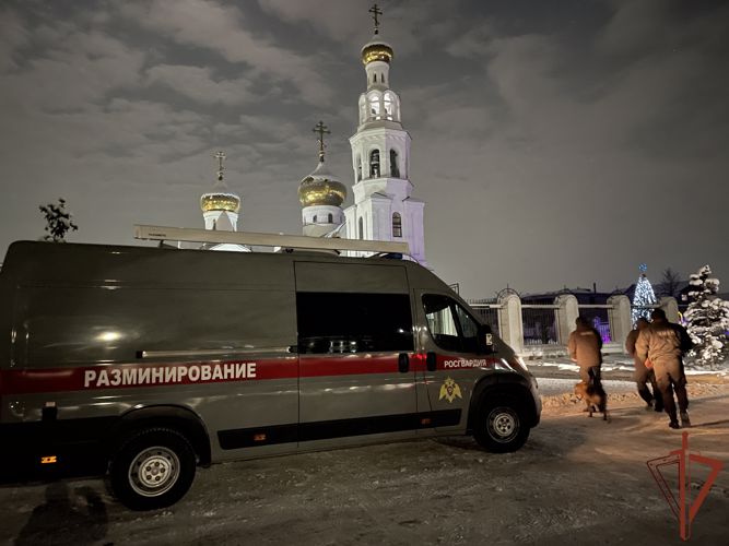 Общественную безопасность и правопорядок обеспечила Росгвардия в период празднования Рождества Христова в Сибири