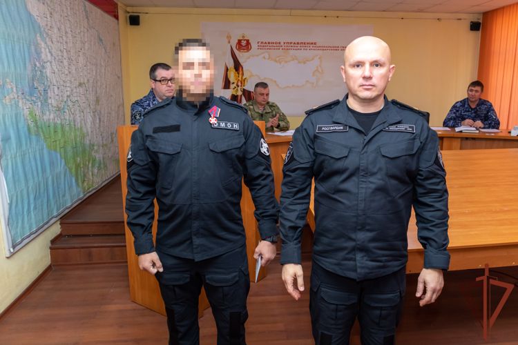 Росгвардейцам – участникам СВО вручены ведомственные награды в Краснодаре