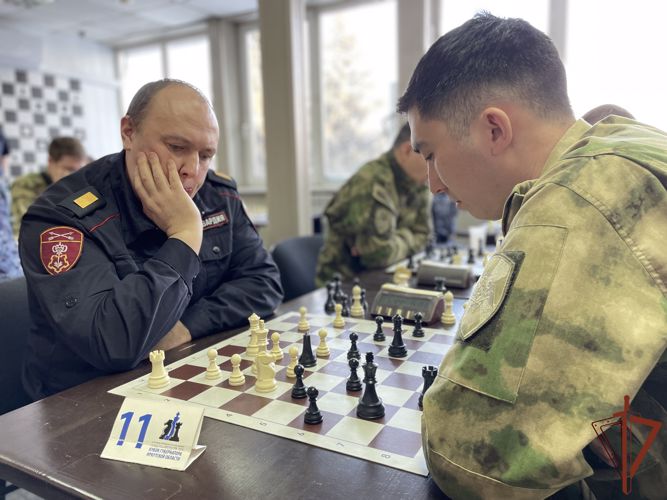 В Сибирском округе Росгвардии  определились лучшие  шахматисты