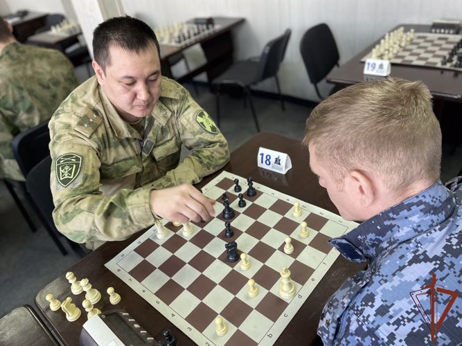 В Сибирском округе Росгвардии  определились лучшие  шахматисты